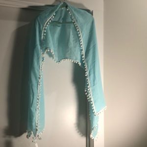 Talbots Tiffany blue scarf never been worn